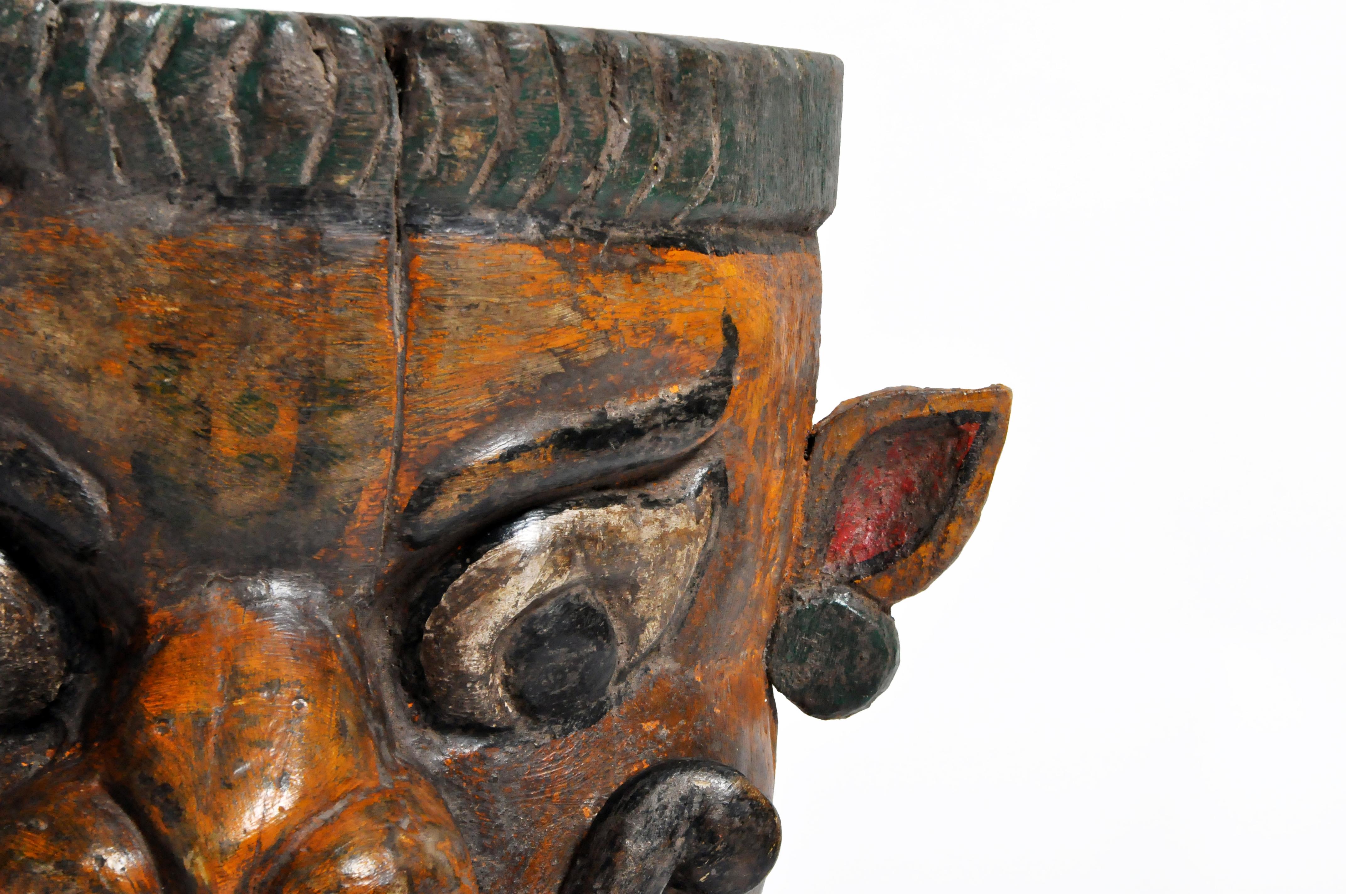 Indian Wooden Mask 3