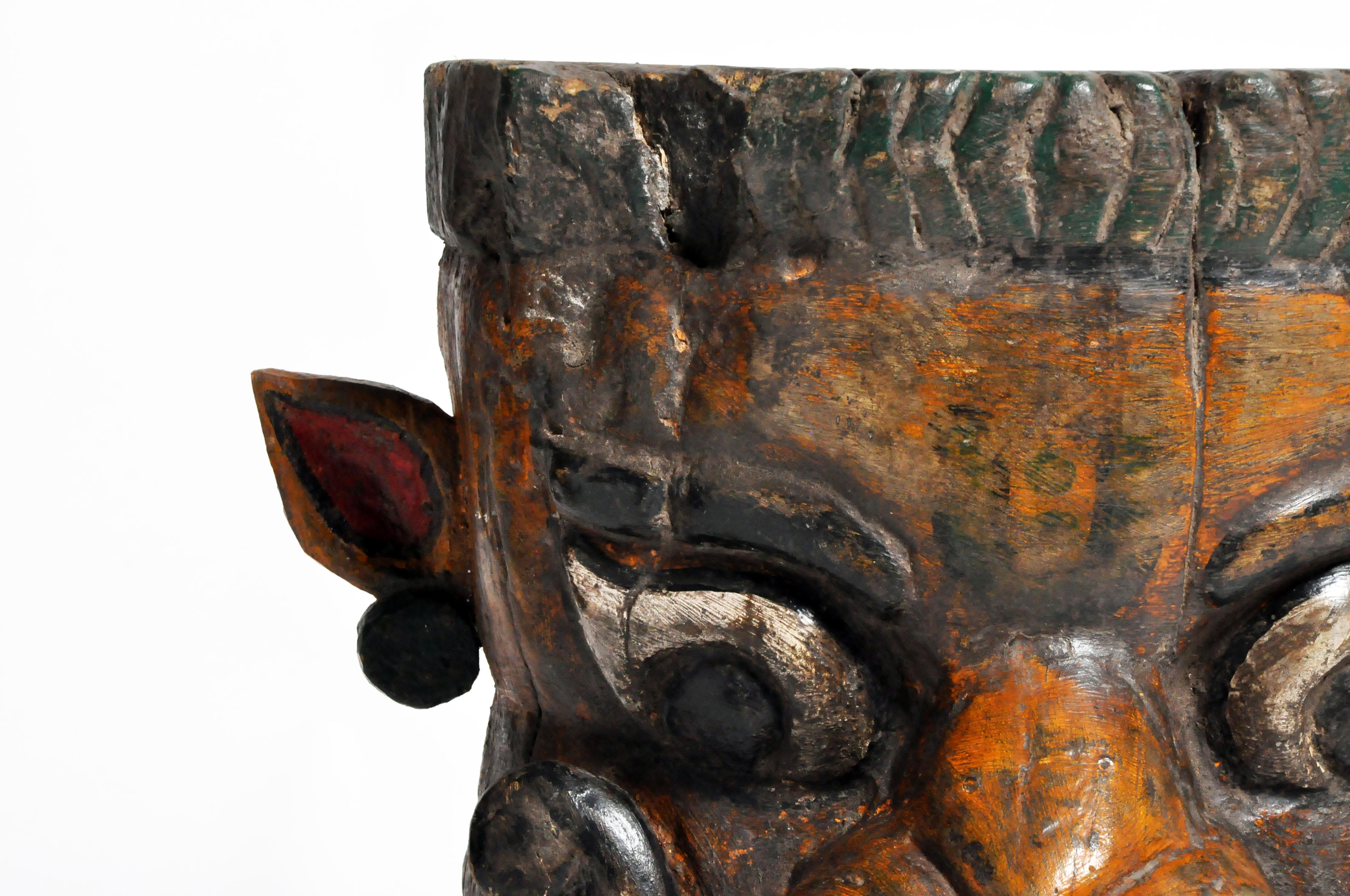 Indian Wooden Mask 4