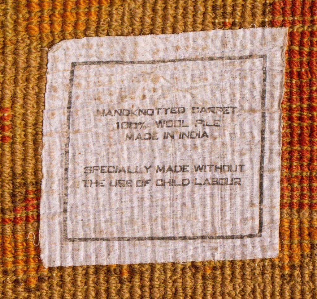 Indian Wool Pile Carpet, 13' 8