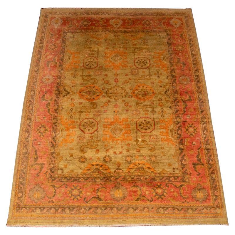 Indian Wool Pile Carpet, 13' 8" x 10'