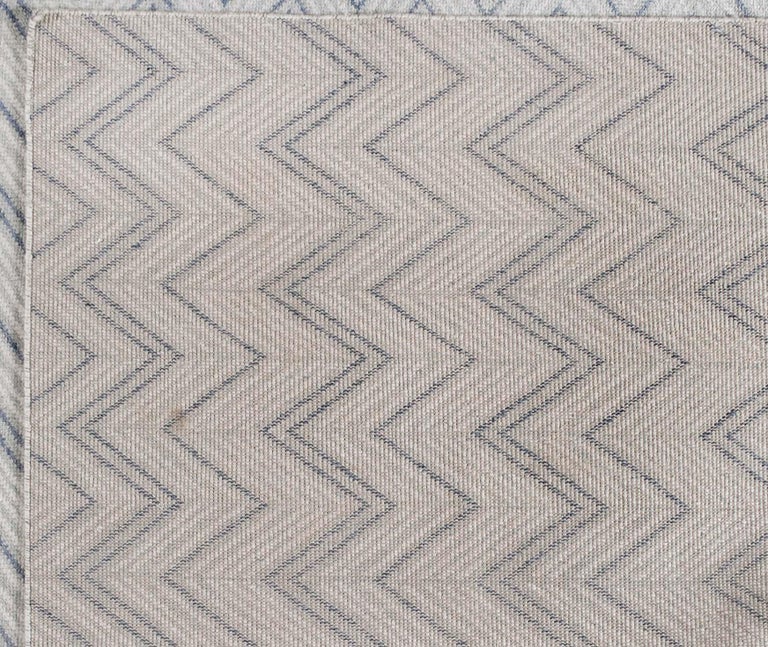 Indian Zig Zag Rug For Sale at 1stDibs grey and white zig zag rug