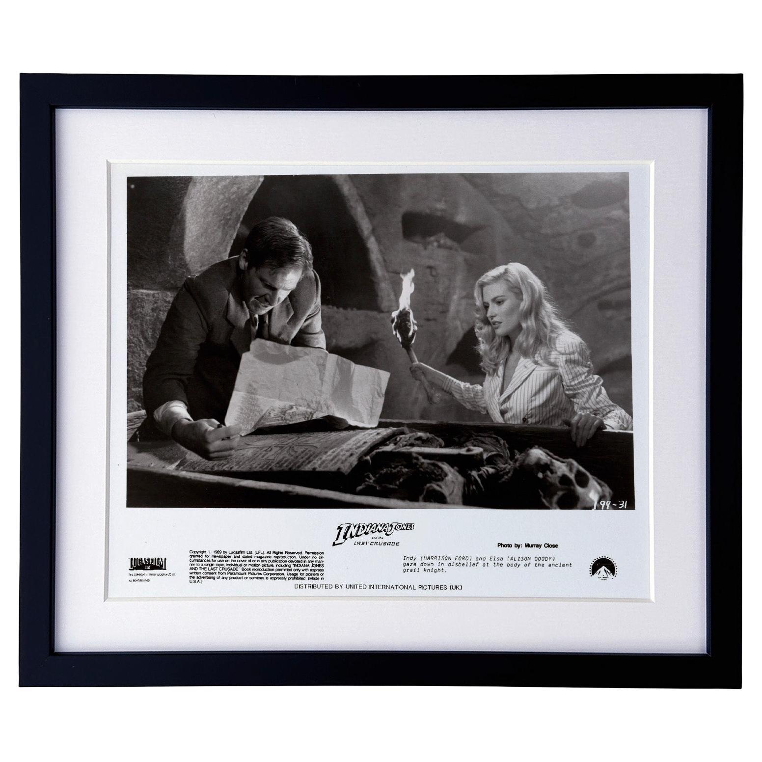 Indiana Jones und der letzte Kreuzzug 1989 Werbung Film Film Presse Standbild Gerahmt