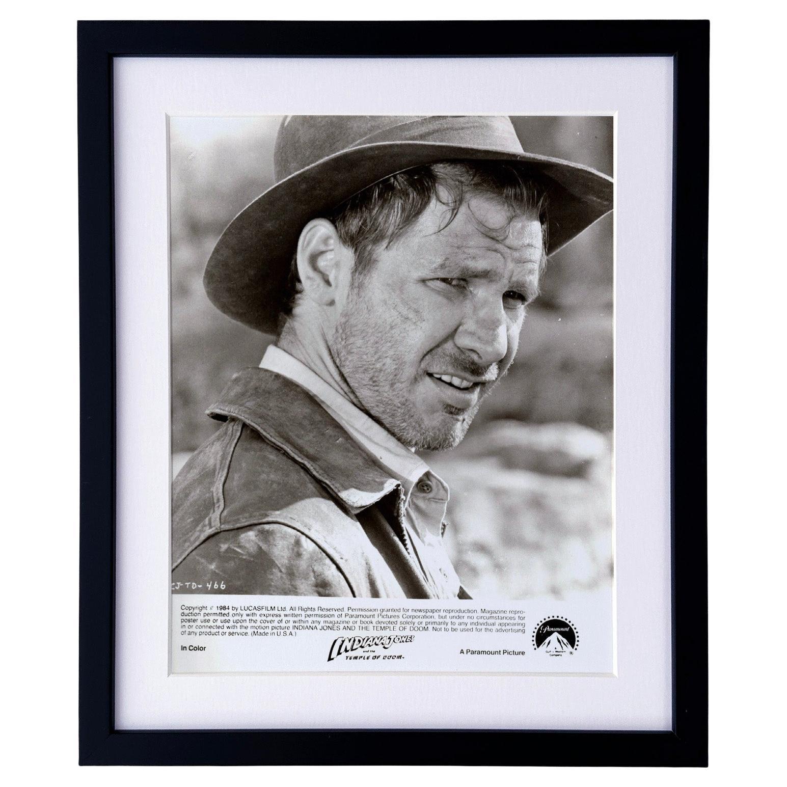Indiana Jones und der Tempel des Verderbens 1984 Werbung Film Presse Standbild Gerahmt