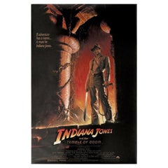 Vintage Indiana Jones and the Temple of Doom, Unframed Poster, 1984