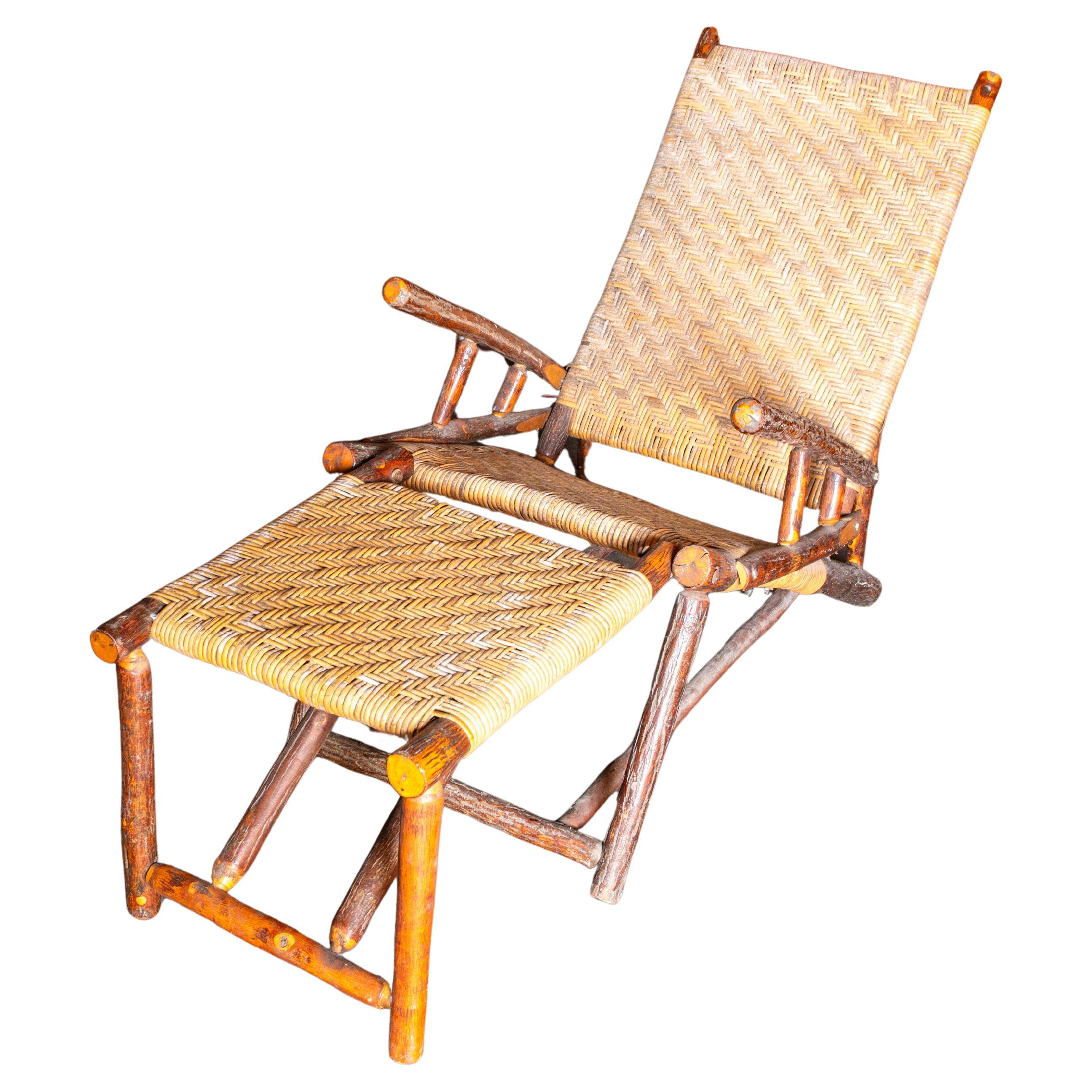 Indiana Old Hickory Chaise Lounge, 1940s