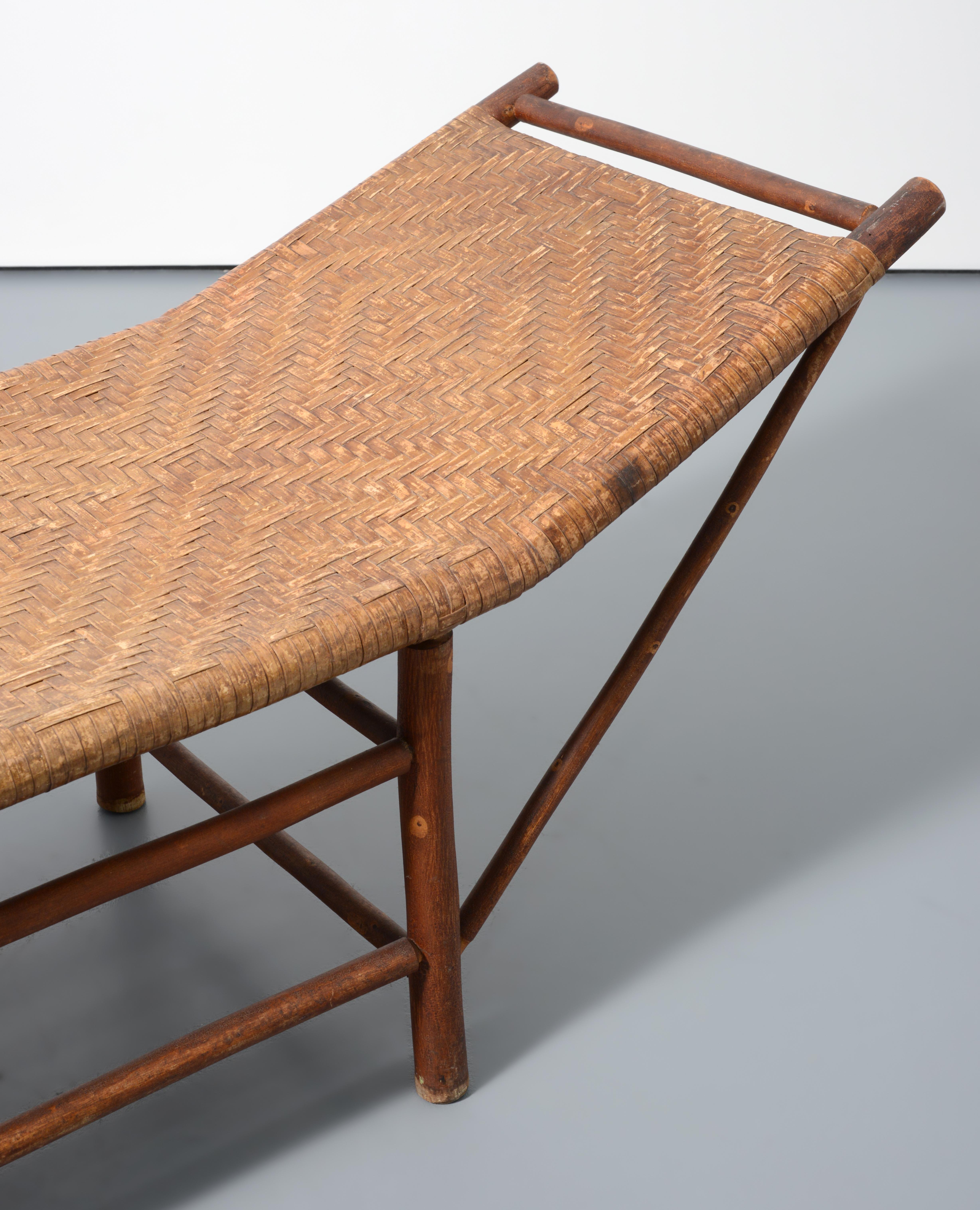 Americano Indiana Willow Products Co. Chaise Lounge / Panchina in vendita