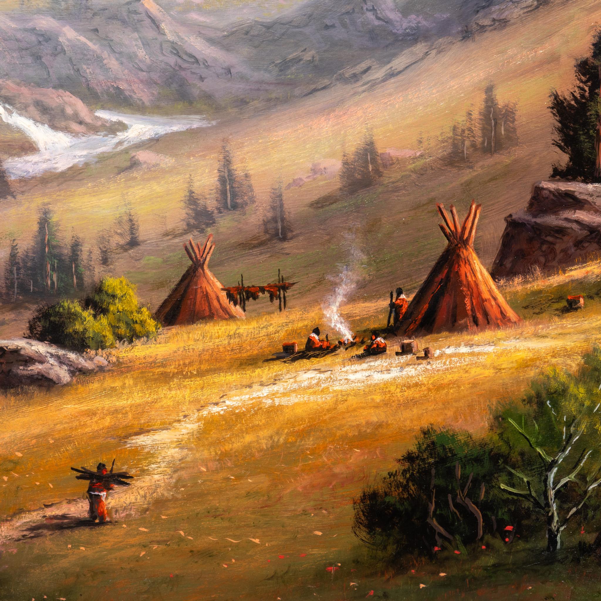 20ième siècle Peinture à l'huile originale de Heinie Hartwig en vente