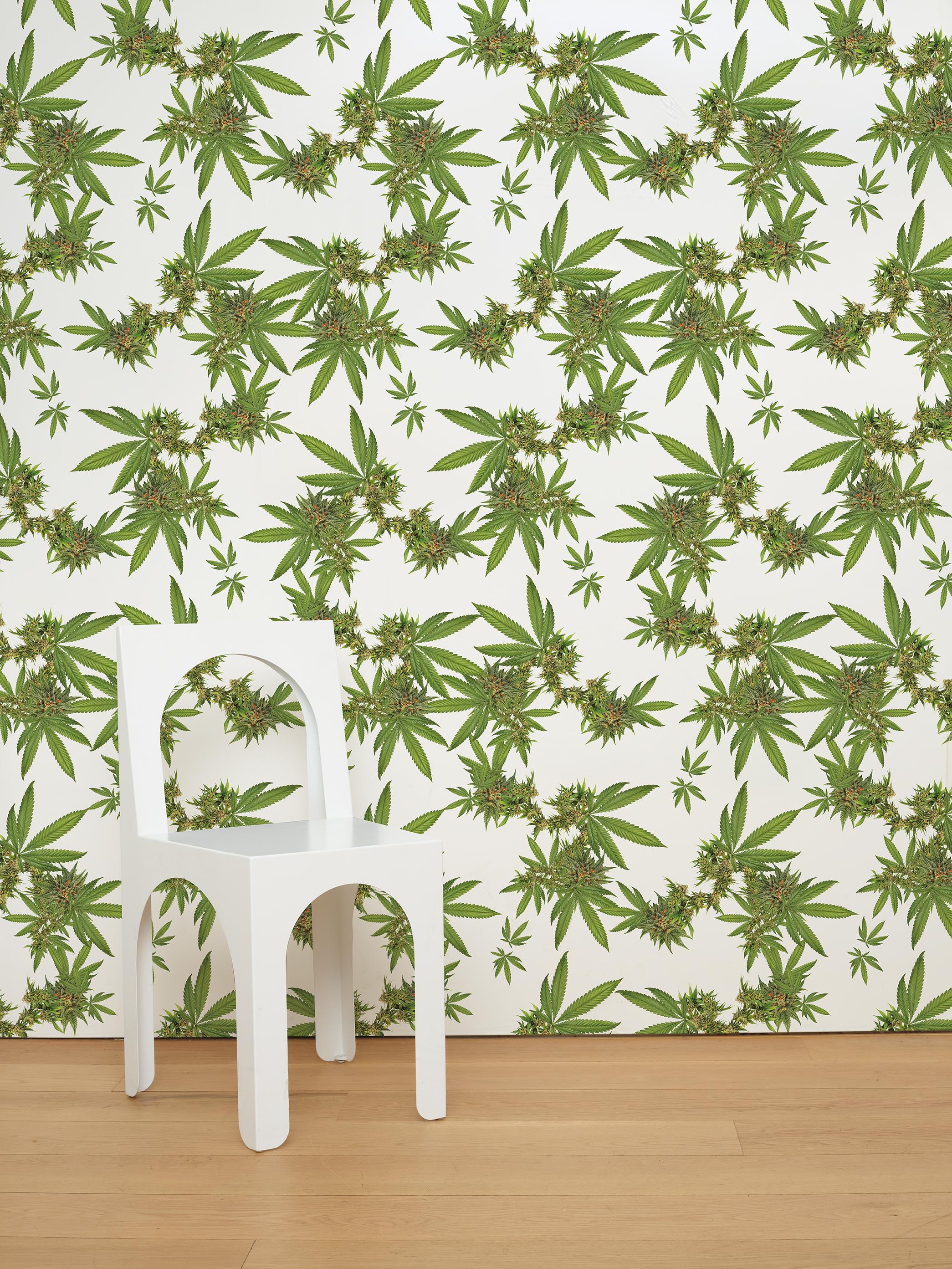Indica Floral Wallpaper For Sale 3