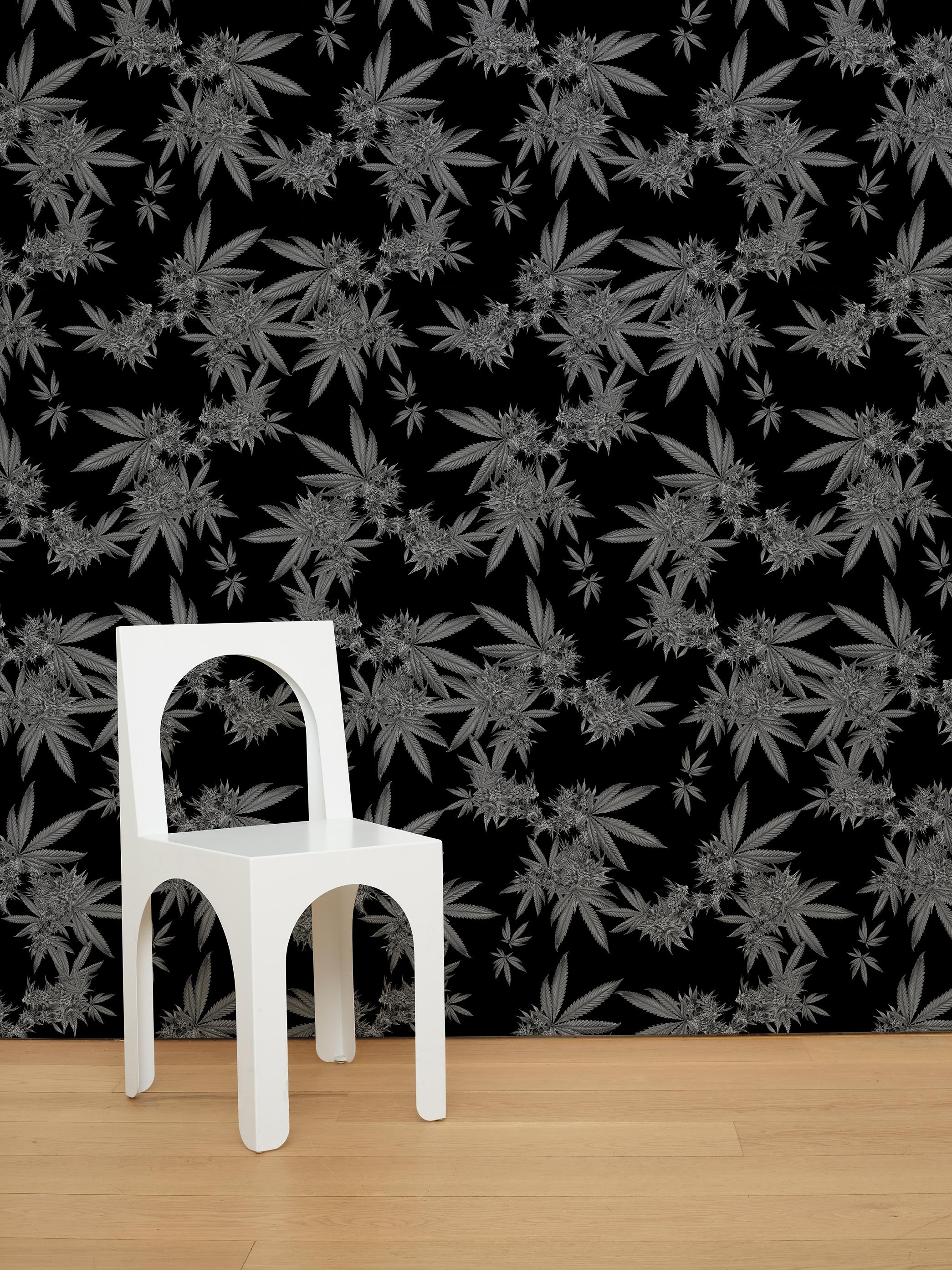 Indica Floral Wallpaper For Sale 4
