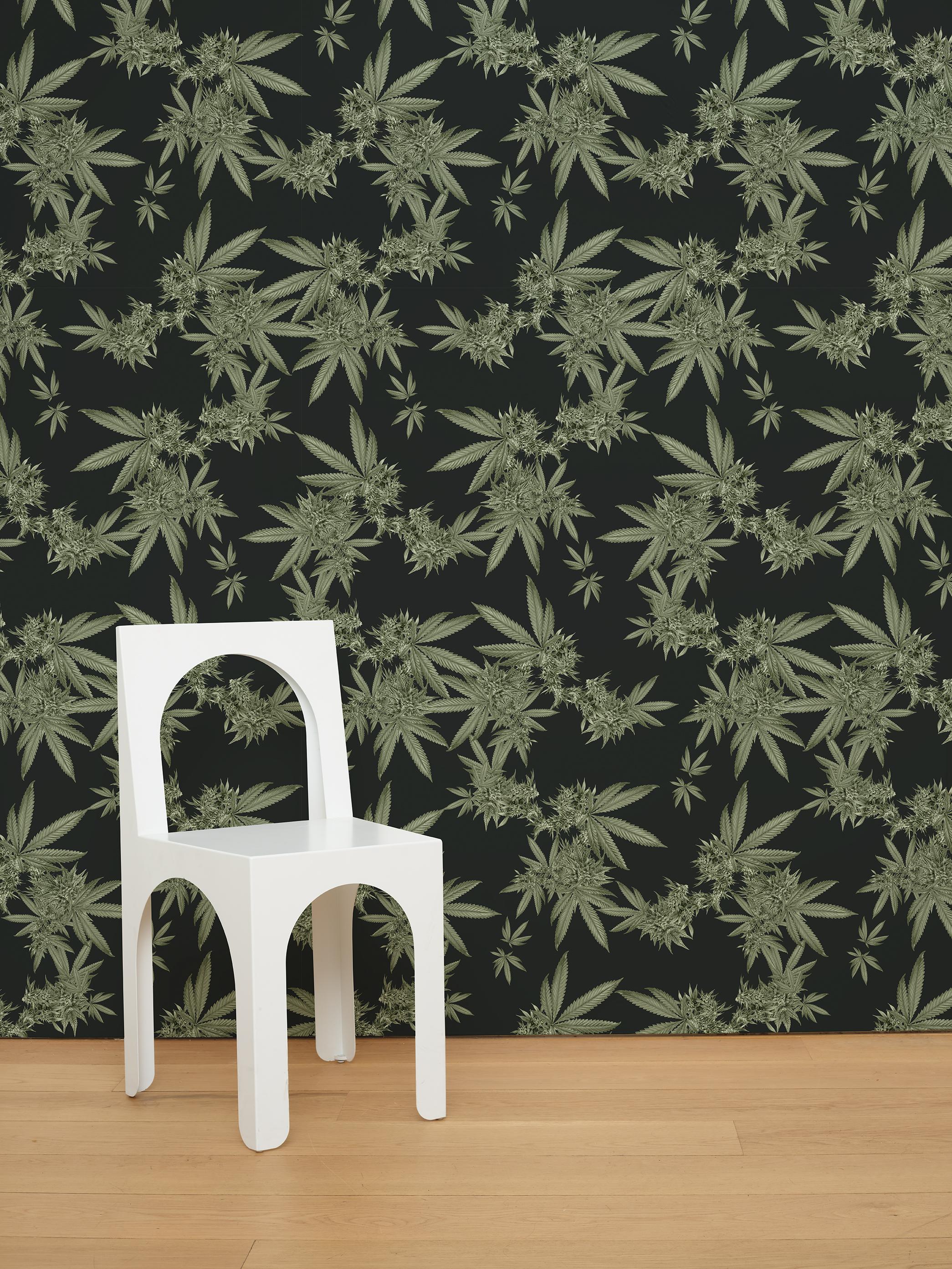 Indica Floral Wallpaper For Sale 5