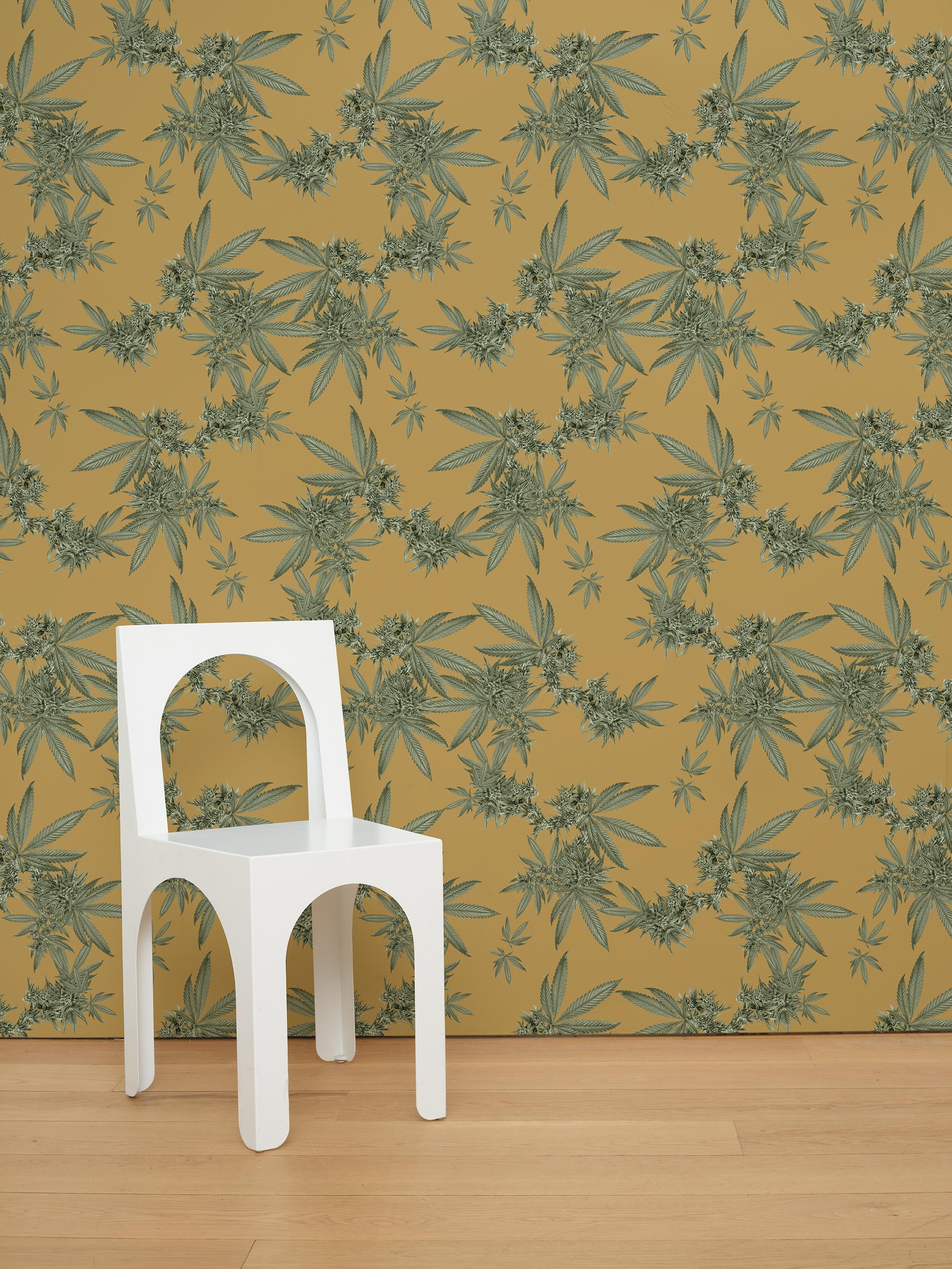 Indica Floral Wallpaper For Sale 7