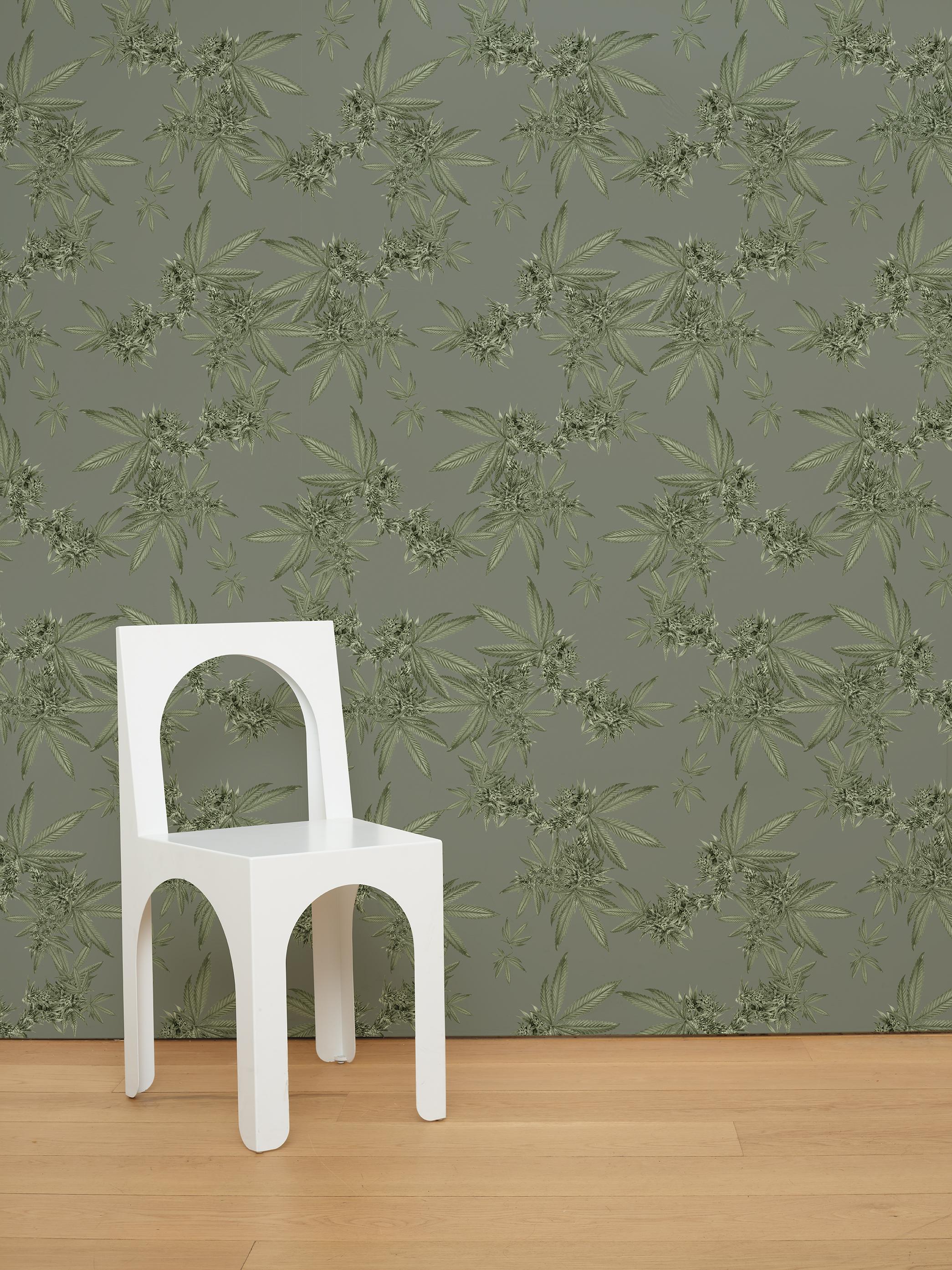 Indica Floral Wallpaper For Sale 8