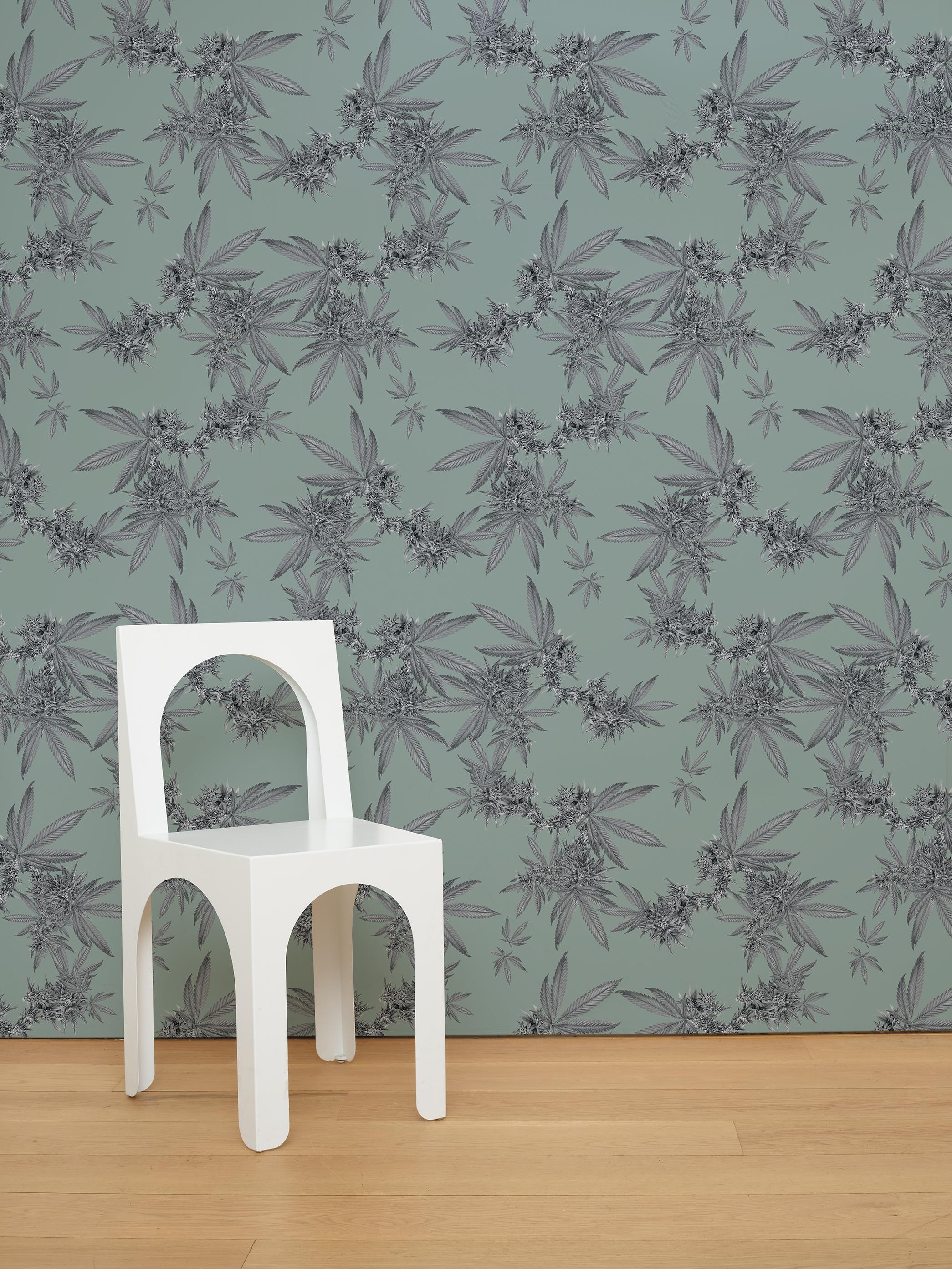 Indica Floral Wallpaper For Sale 9