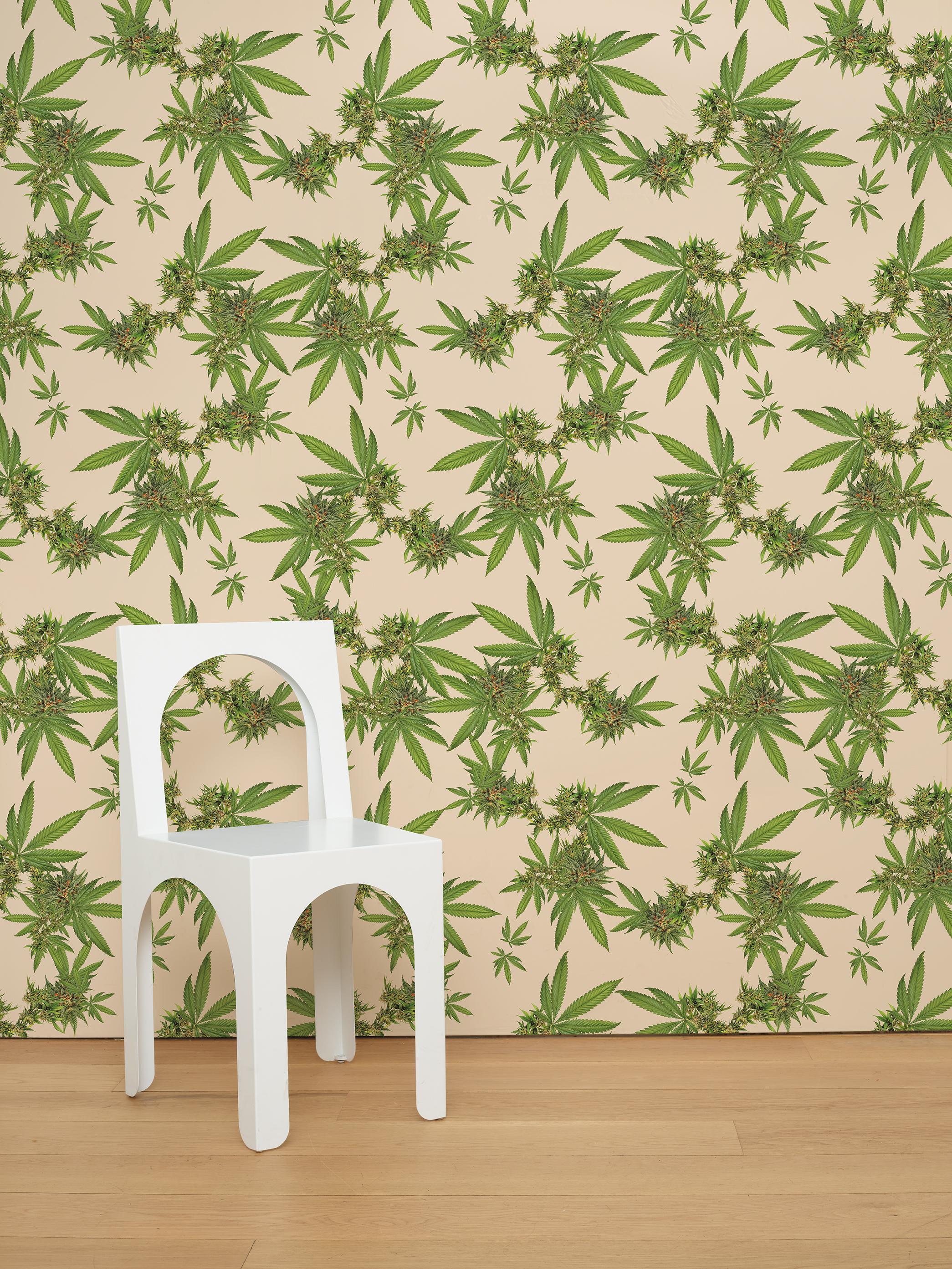 Indica Floral Wallpaper For Sale 10
