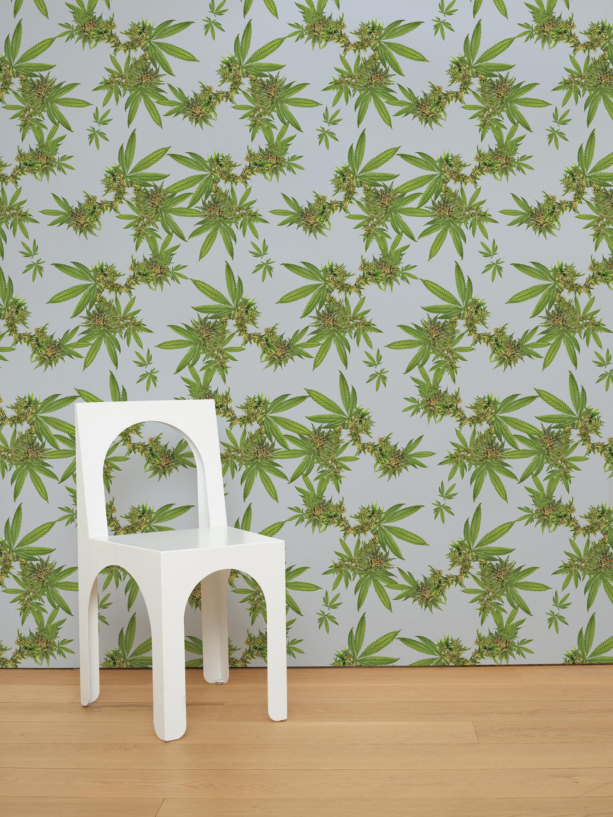 Indica Floral Wallpaper For Sale 11