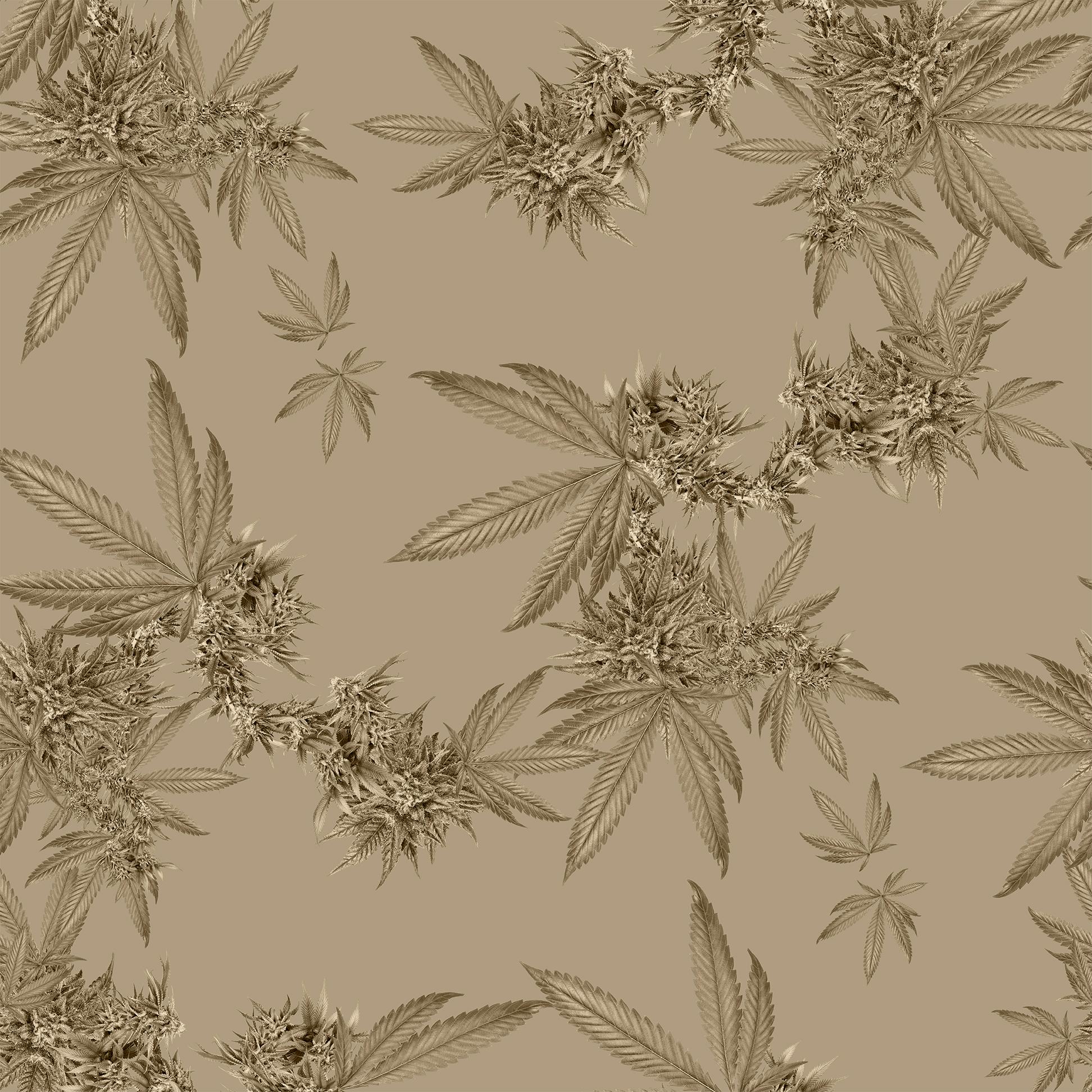 American Indica Floral Wallpaper For Sale