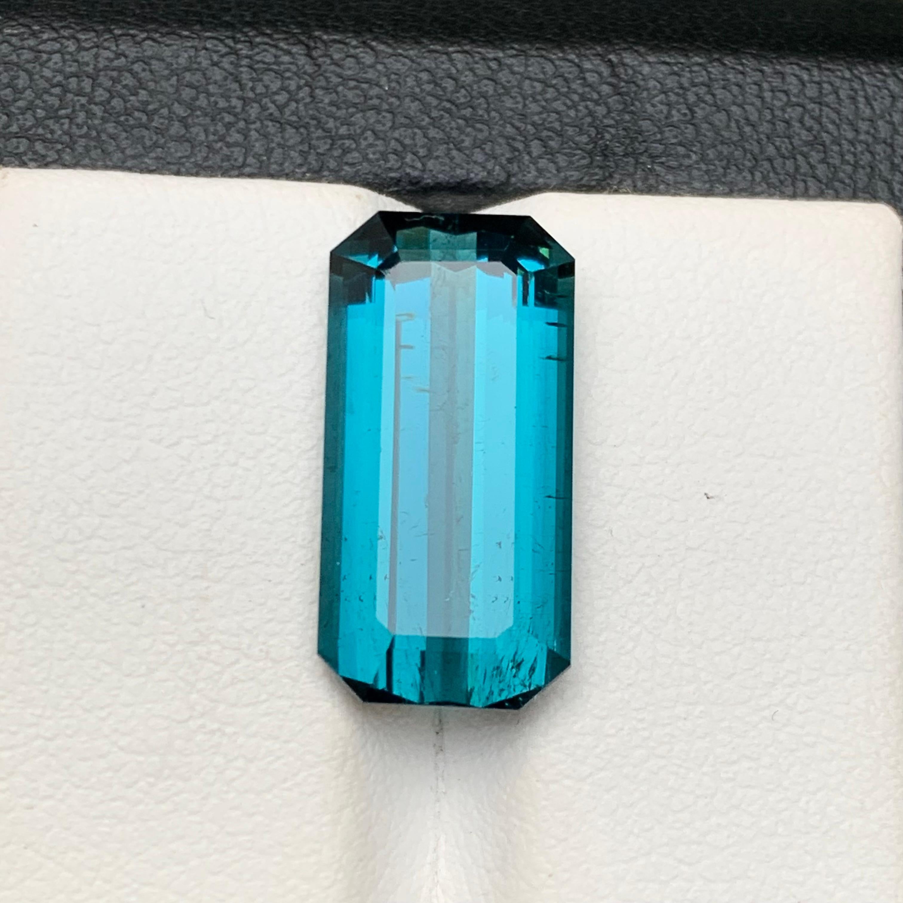 Indicolite Blue Natural Tourmaline Ring, Necklace Pendant Gemstone 10 Ct-Jewelry For Sale 7