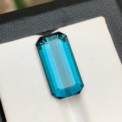 Indicolite Blue Natural Tourmaline Ring, Necklace Pendant Gemstone 10 Ct-Jewelry