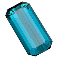 Indicolita Azul Anillo Turmalina Natural, Collar Colgante Piedra Preciosa 10 Ct-Joyas