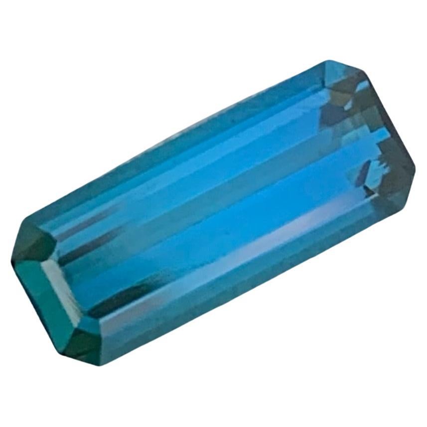 Indicolite Natural Loose Tourmaline Gemstone 1.20 CTS Tourmaline Jewelry For Sale