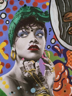 "Brave" ca. 2017 - Originale, tecnica mista su tela