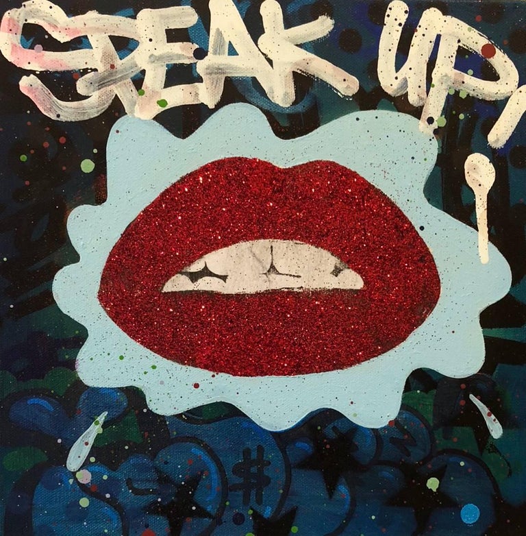 Speak Up - Painting by Indie 184