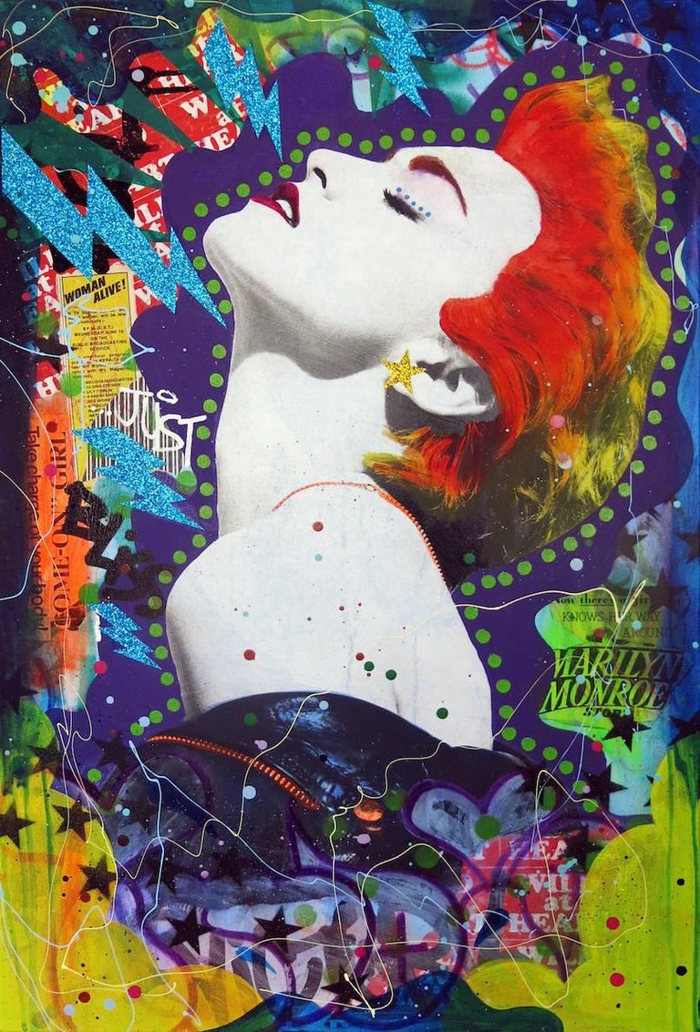 Woman Alive Archival Print - Painting by Indie 184
