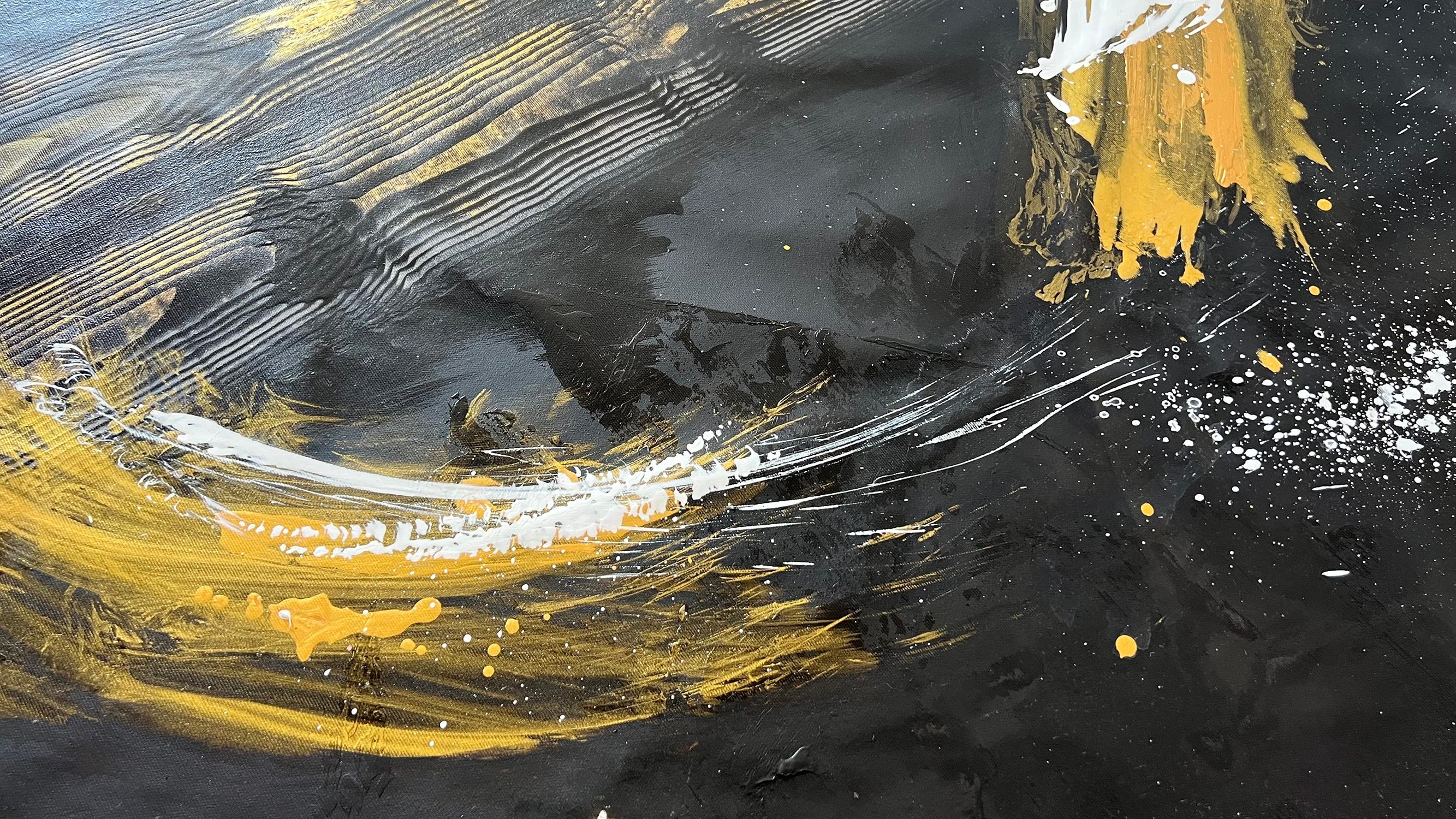 Russian Contemporary Art by Indie Ru - Gold Circle of Abundance For Sale 2