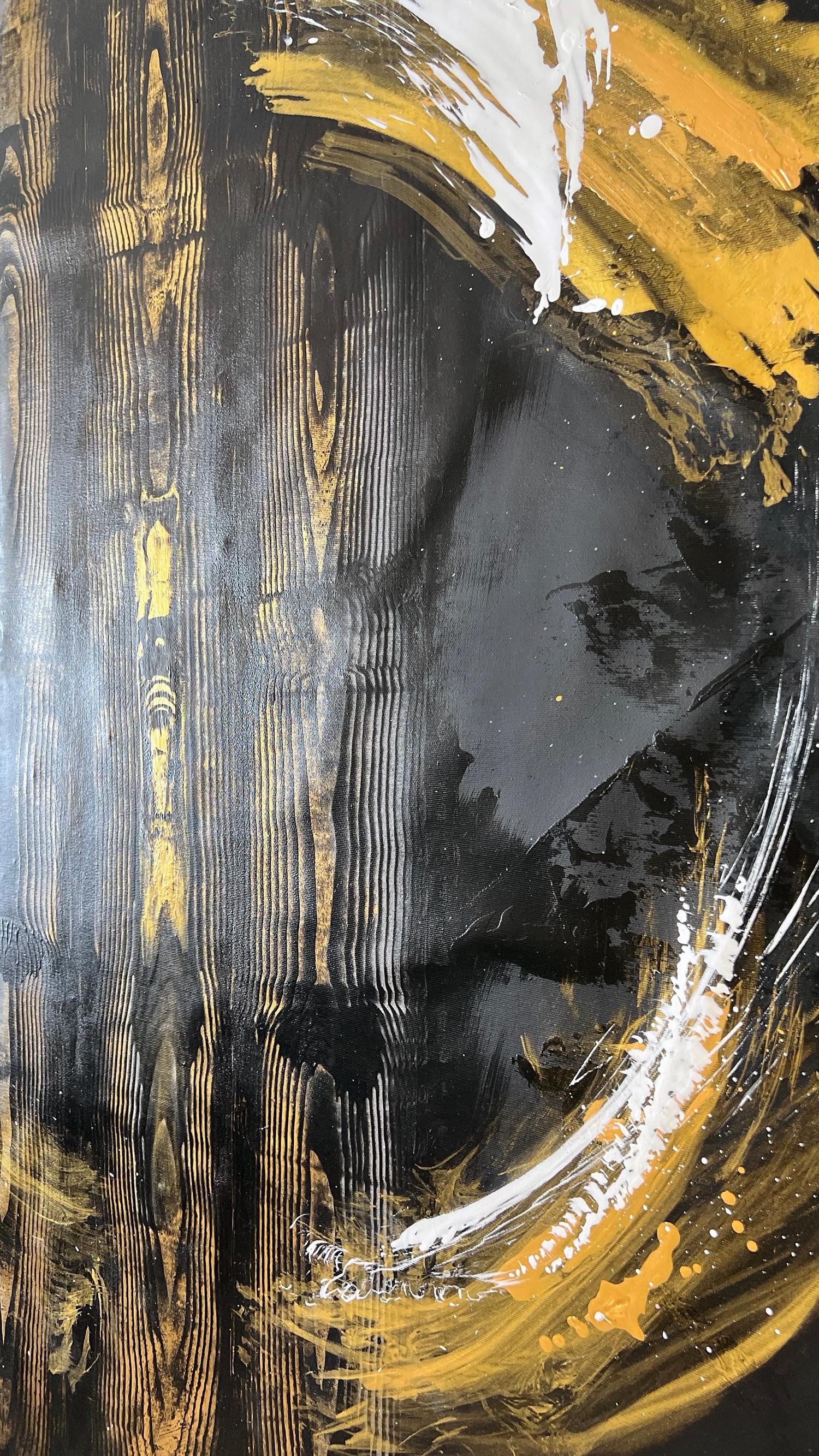 Russian Contemporary Art by Indie Ru - Gold Circle of Abundance For Sale 3