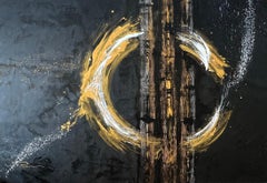 Russian Contemporary Art by Indie Ru - Gold Circle of Abundance