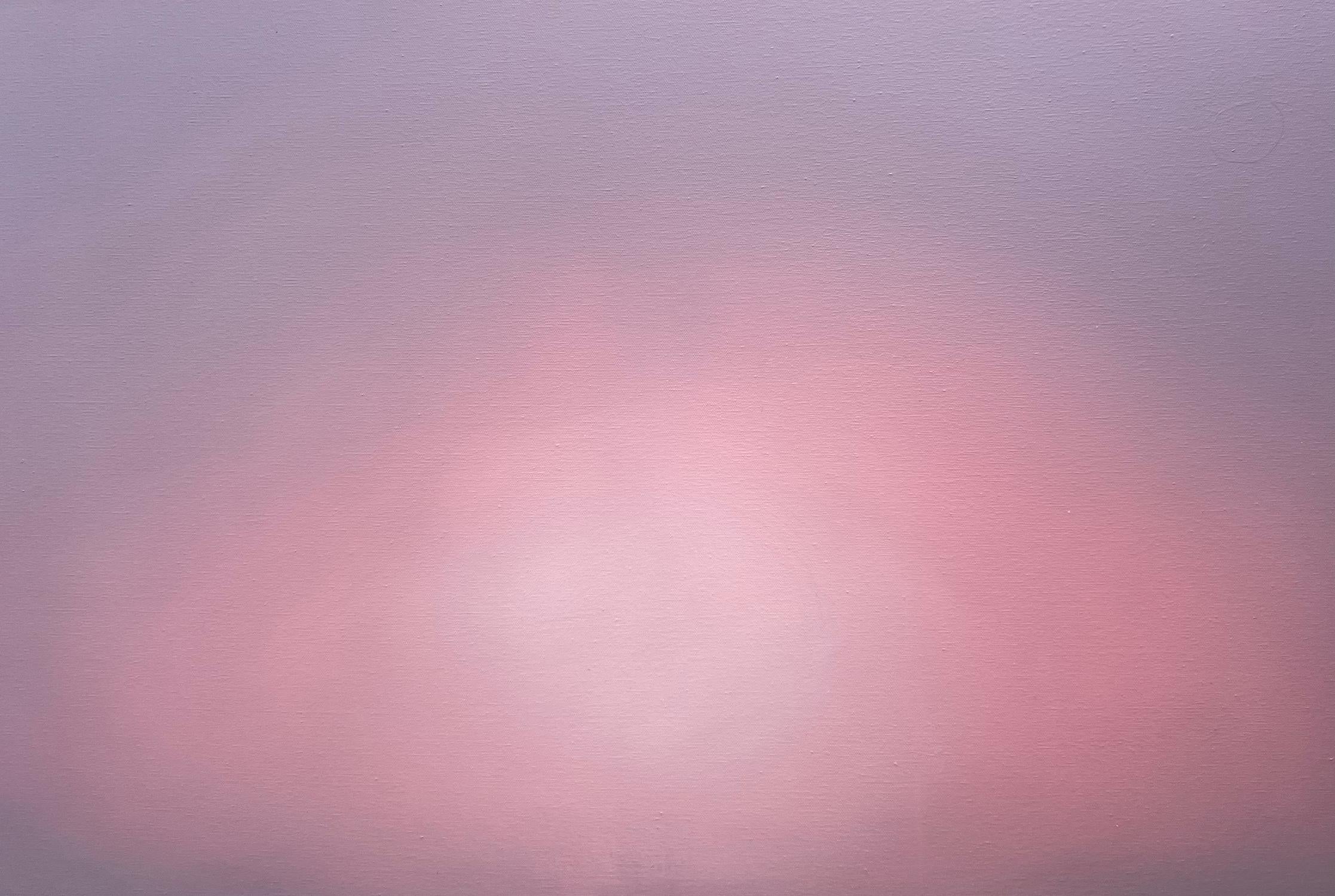 Russische Zeitgenössische Kunst von Indie Ru - Pastell Abstrakte Nebellandschaft im Angebot 2