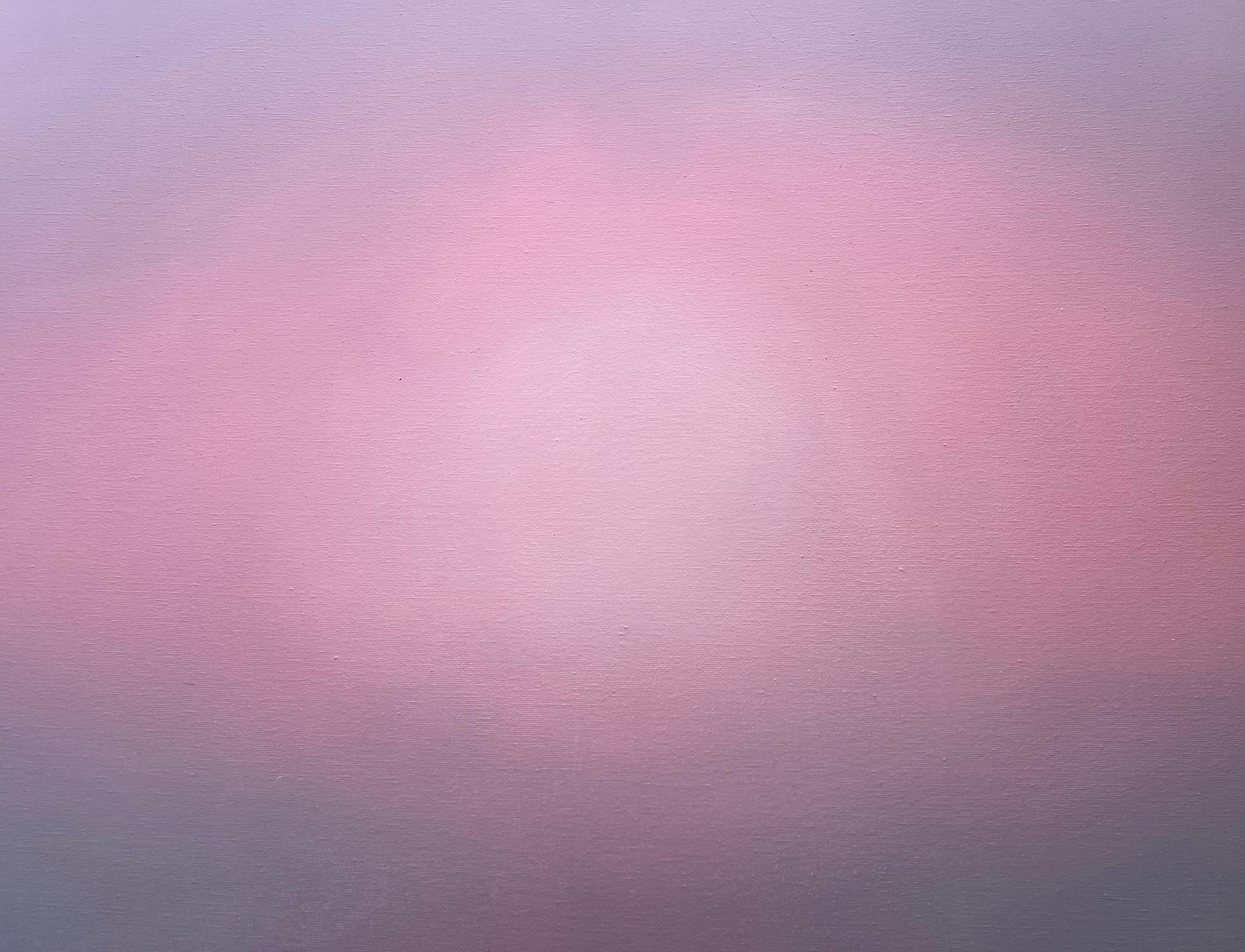 Russische Zeitgenössische Kunst von Indie Ru - Pastell Abstrakte Nebellandschaft im Angebot 3