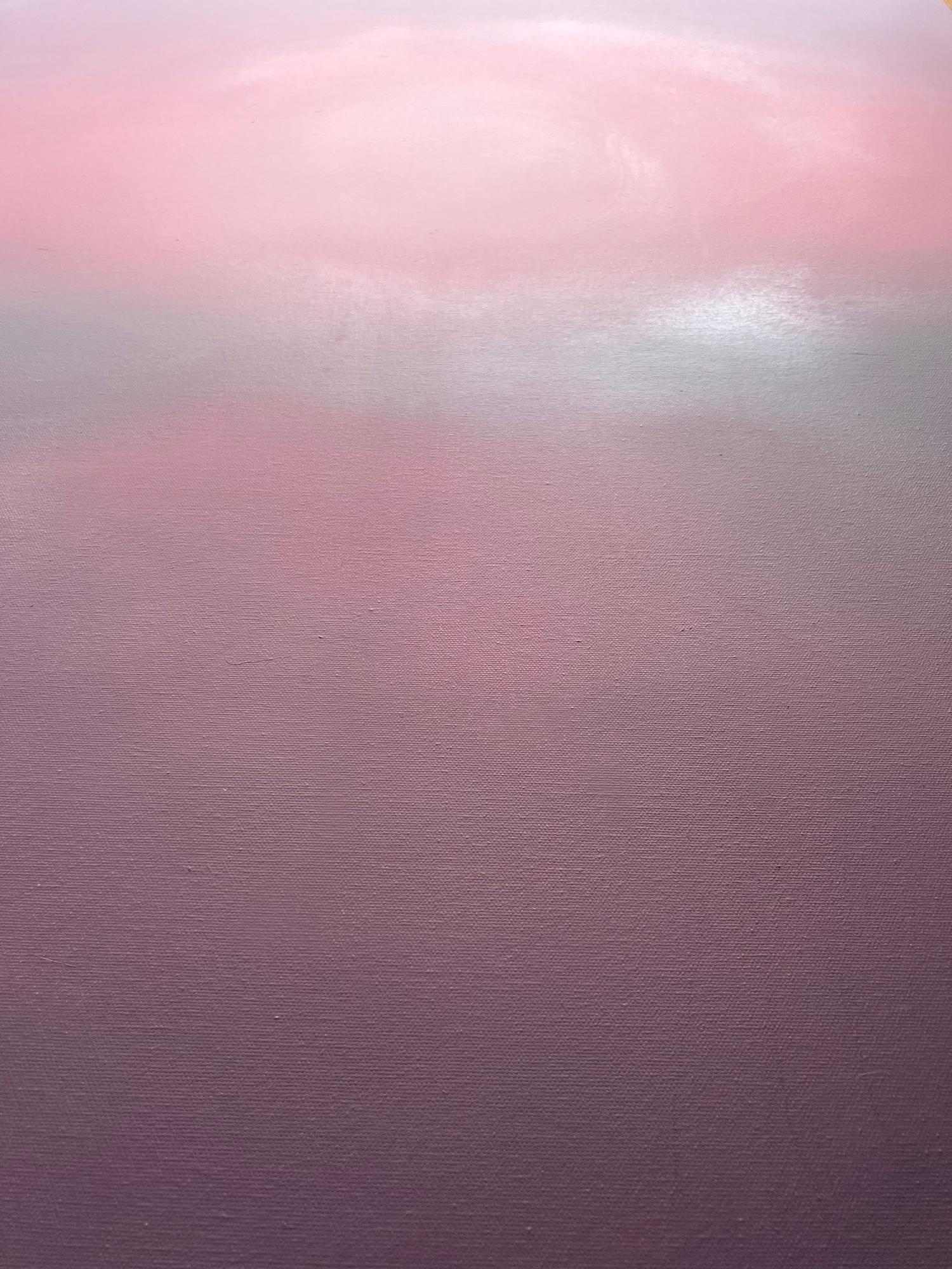Russische Zeitgenössische Kunst von Indie Ru - Pastell Abstrakte Nebellandschaft im Angebot 4