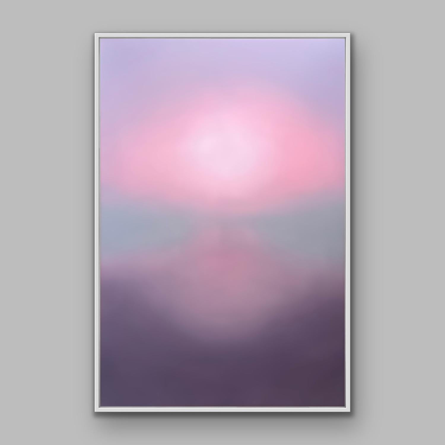 Russische Zeitgenössische Kunst von Indie Ru - Pastell Abstrakte Nebellandschaft im Angebot 6