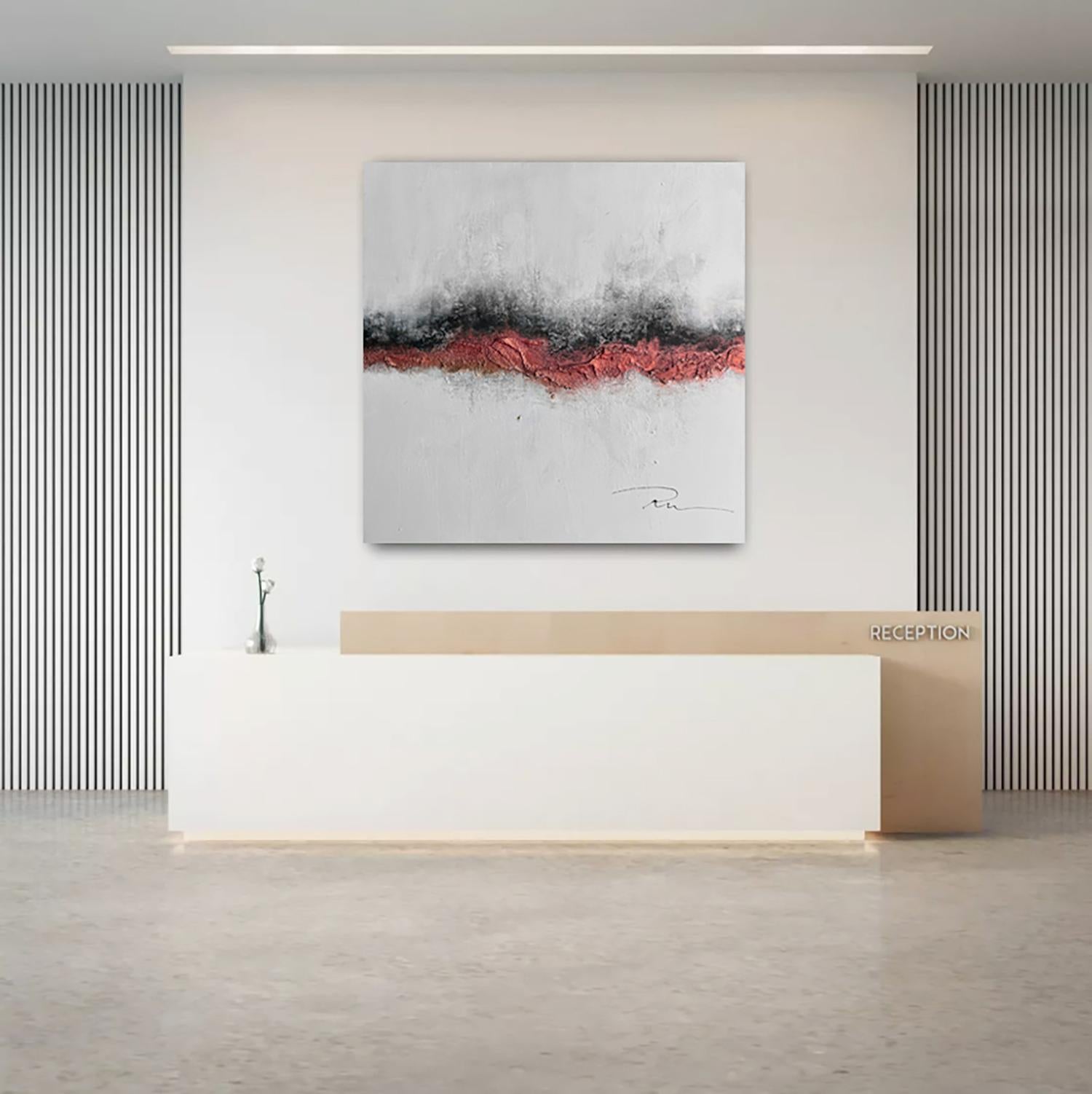 Russische zeitgenössische Kunst von Indie Ru - raffinierter Minimalismus aus Kupfer im Angebot 1