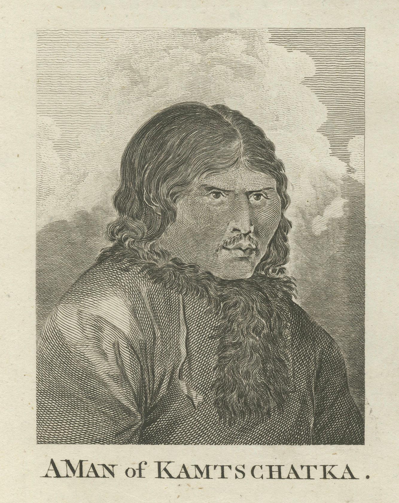 Indigenous Peoples of the Bering Sea: Portraits from the 18th-Century Engravings In Good Condition For Sale In Langweer, NL