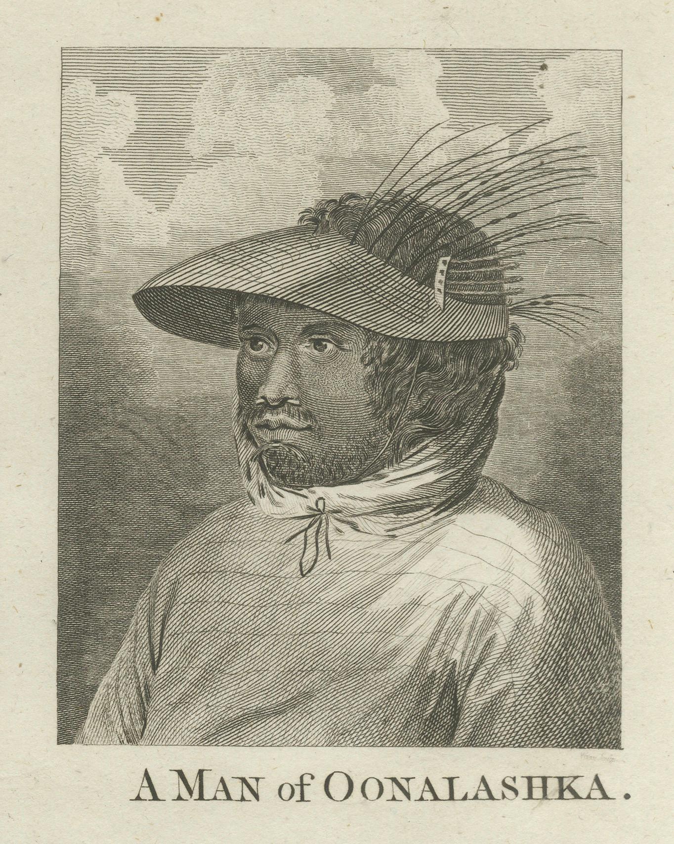 Late 18th Century Indigenous Peoples of the Bering Sea: Portraits from the 18th-Century Engravings For Sale