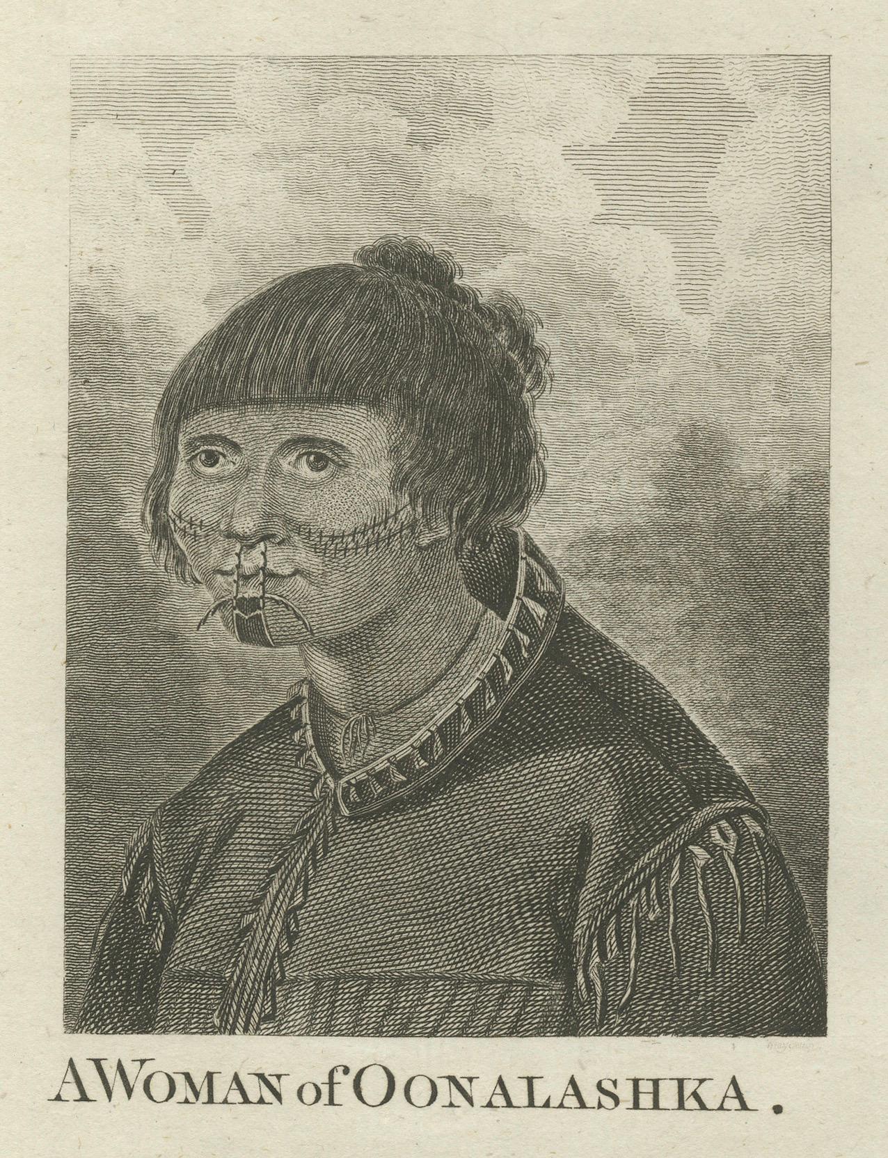 Paper Indigenous Peoples of the Bering Sea: Portraits from the 18th-Century Engravings For Sale