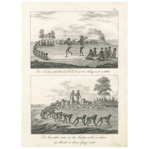 Indigenous Rituals and Ceremonies of New Holland, Published iin 1836