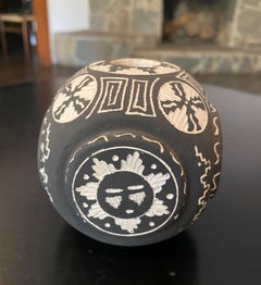 Indigenous Southwest Native American Indian Signed S. Begay Navajo Pottery Vase