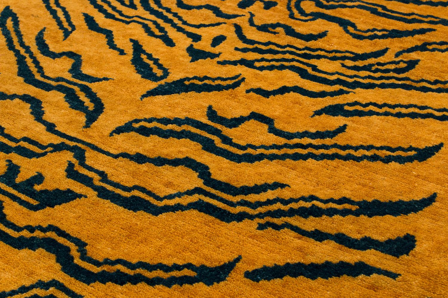 blue tiger rug