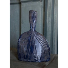 Indigo Sandstone Vase B by Mylene Niedzialkowski