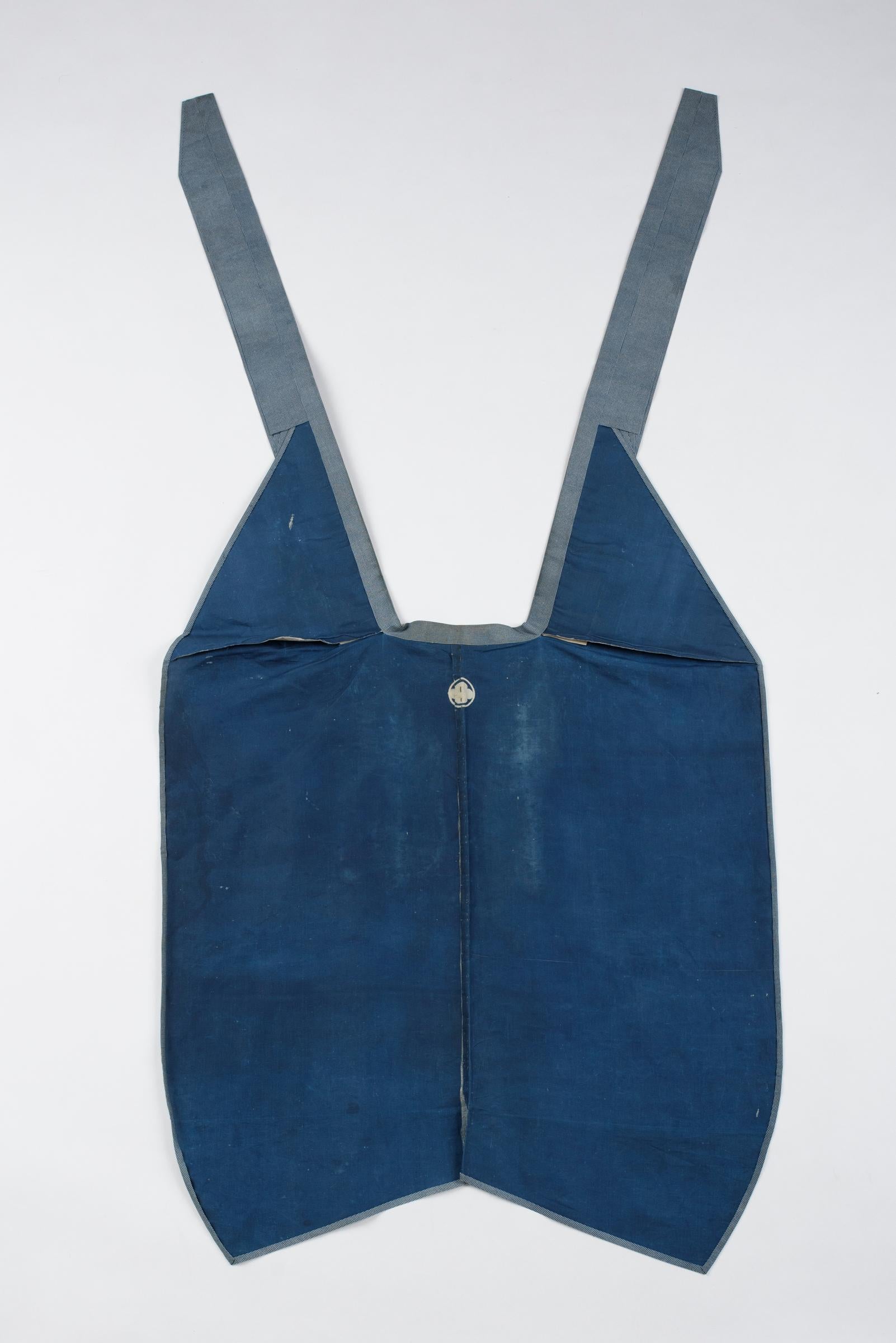 Indigo silk Samurai kimono Kosode and kamishimo - Japan Late 19th century 15