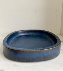 Indigo Stoneware Dish by Per Linnemann-Schmidt