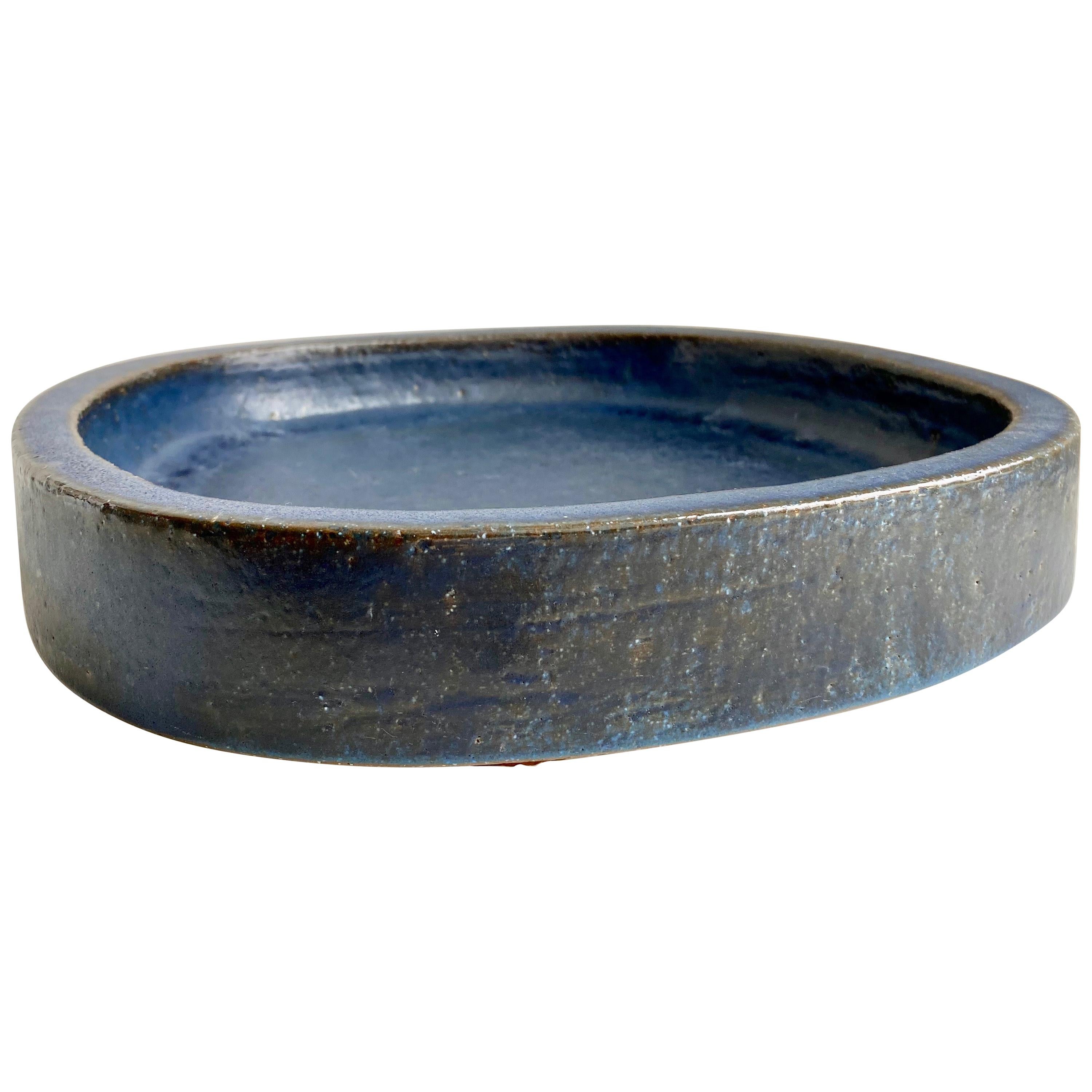 Indigo Stoneware Dish by Per Linnemann-Schmidt