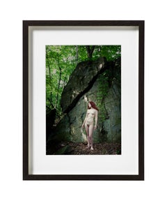 Eve by the Ivy, Color Photography, Nude, Garden Of Eden, Archival, Signed, Frame