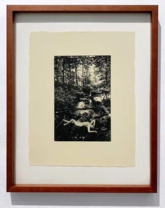 "Eve by the River (Photogravure)" Photogravure Intaglio Etching On Cotton Paper