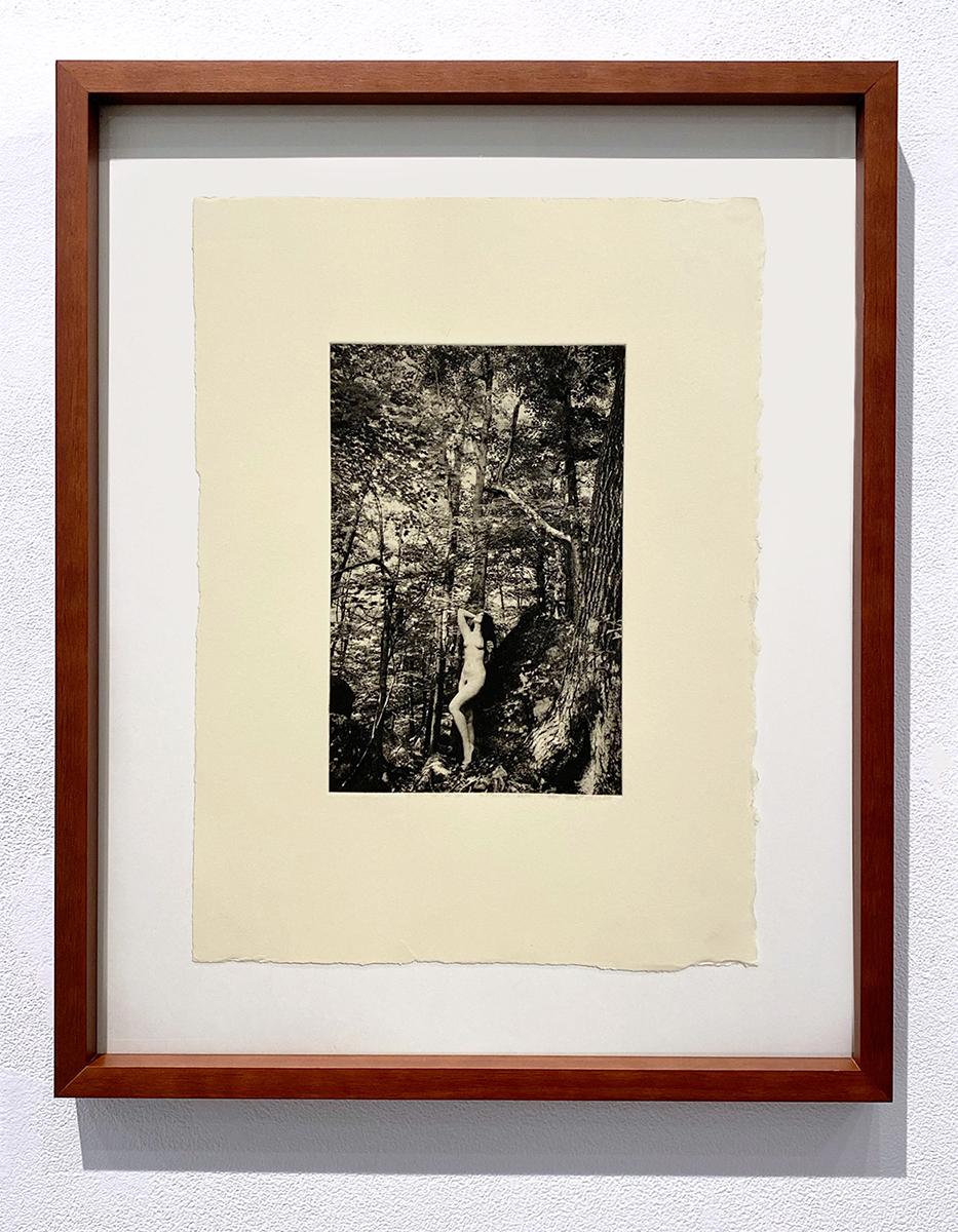Indira Cesarine Nude Photograph - "Eve in the Trees (Photogravure)" Photogravure Intaglio Etching On Cotton Paper