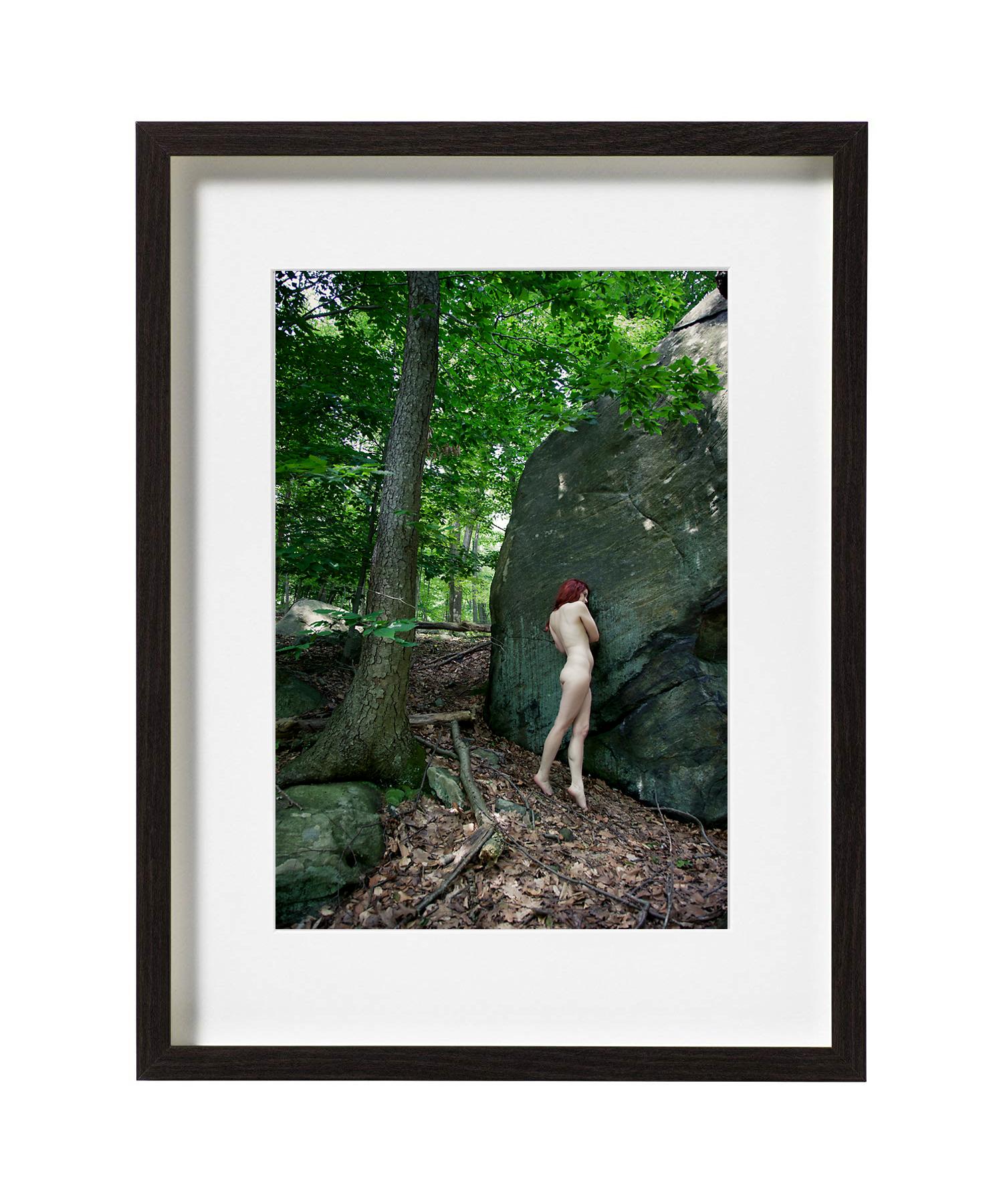 Eve Laments, Color Photography, Nude, Garden of Eden, Archival, Signed, Framed For Sale 1
