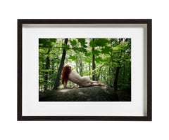 Eve Looks Ahead, Color Photography, Nude, Garden of Eden, Signed, Framed